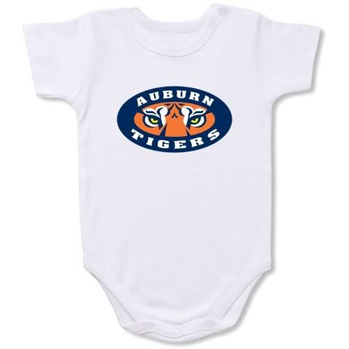 Auburn Tigers  Baby Bodysuit Creeper #01